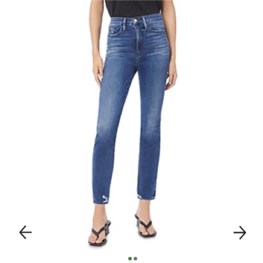 FRAME Denim Le Sylvie Crop Jeans in Edgewater Chew NWOT